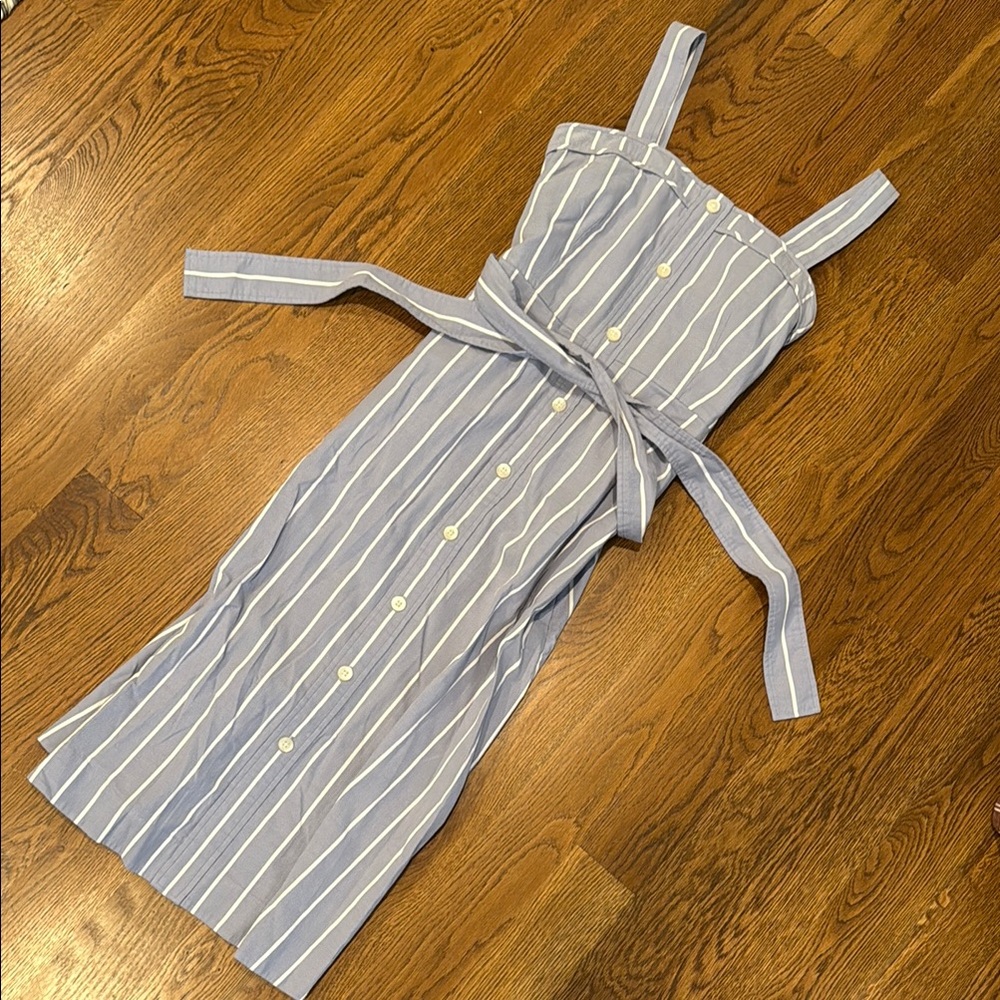 Everlane Blue and White Striped Garment